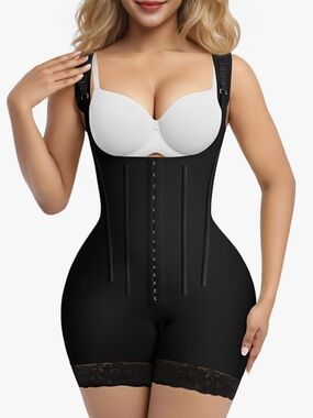 SHAPERX Women’s Fajas Colombianas Tummy Control Shaperwear - Colour: Beige